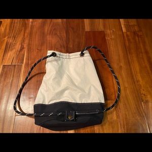 Sea Bags Maine bucket bag backpack.